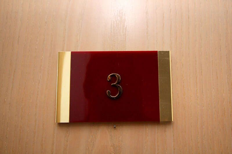 Door number of Aquarius Apartment 3